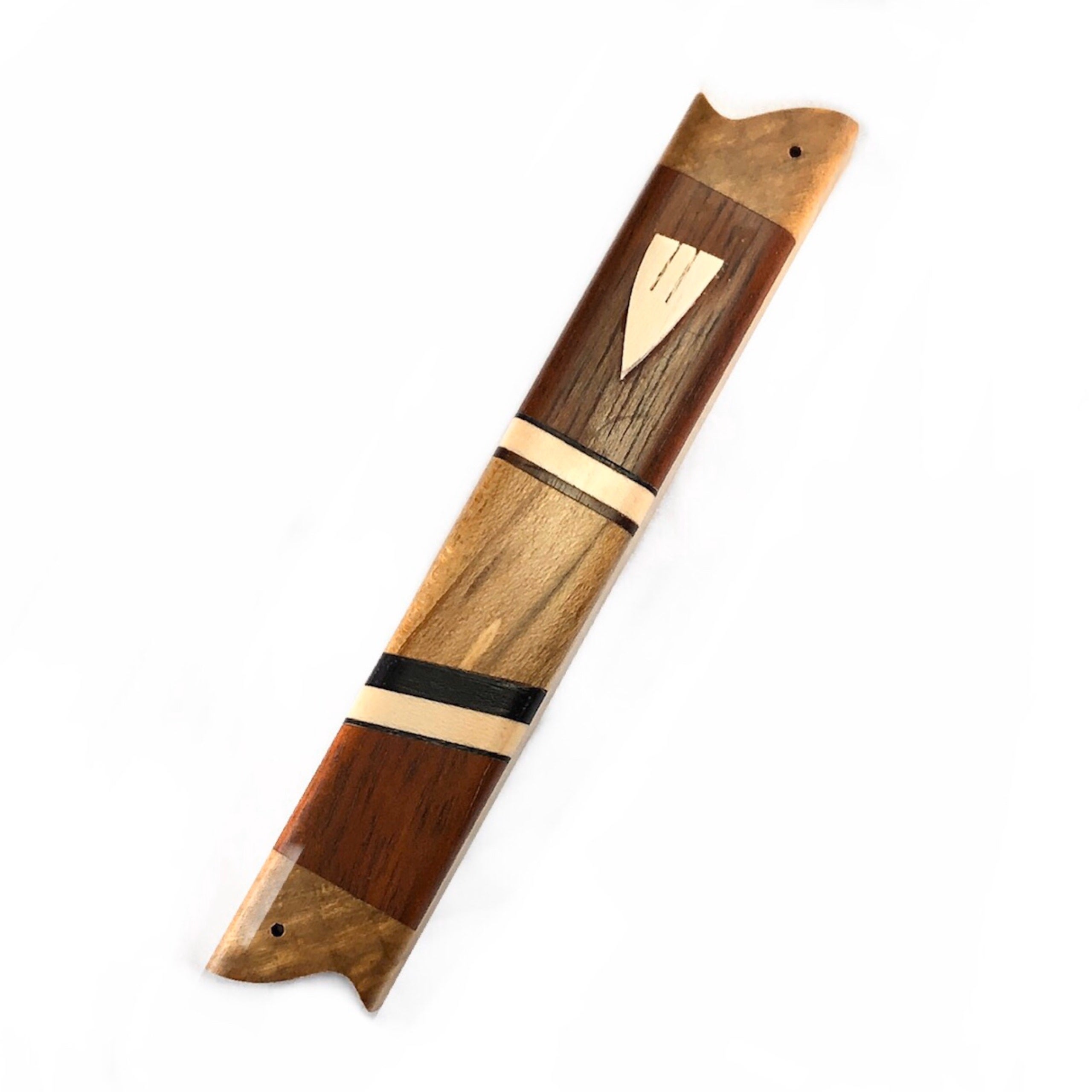 Ed Cohen Wood Mosaic Mezuzah | Concepts Of Art - Lenox Judaica